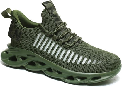 GSLMOLN Men's Slip on Breathable Walking Shoes