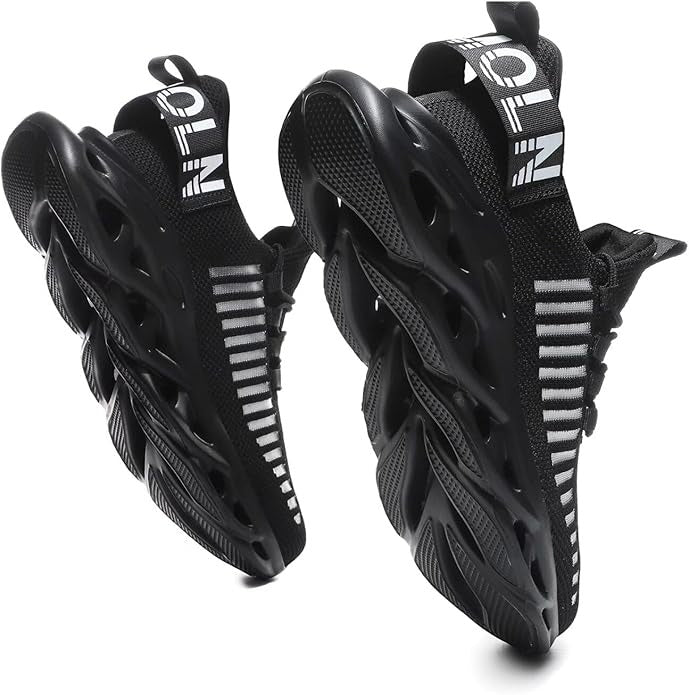 GSLMOLN Men's Slip on Breathable Walking Shoes