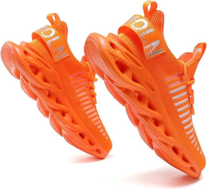GSLMOLN Men's Slip on Breathable Walking Shoes